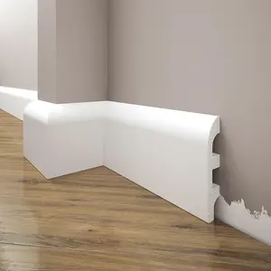 Podlahová lišta  Elegance LPC-19-101 biela matná