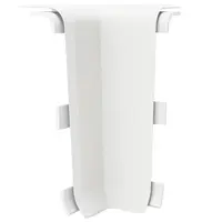 Rohová spojka vnútorná Esquero Duo 650 biela 2ks