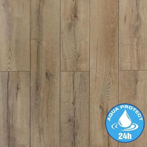 Laminátová podlaha vodoodolná Dub zlatý 8 mm AC4 Aqua Parquet Mercado 3282