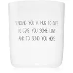 My Flame Candle With Bear Sending You A Hug To Cope vonná svíčka 8x9 cm