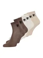 FILA Ponožky  béžová / hnedá / čierna / biela