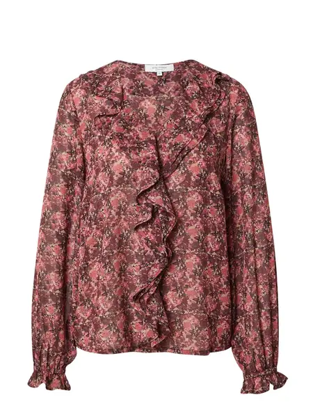 rosemunde Blúzka 'Sally'  ružová / červená / bordová / čierna