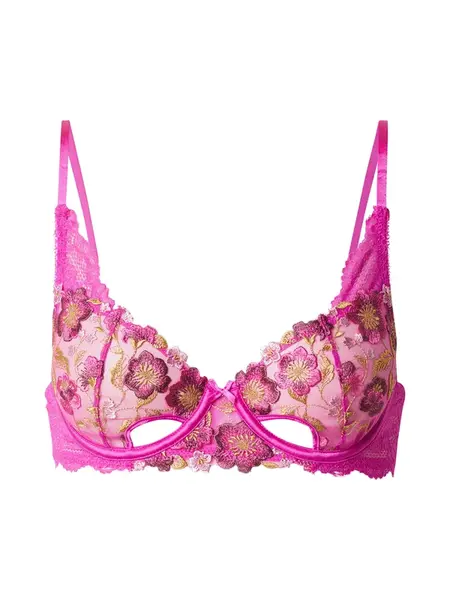 ETAM Podprsenka 'ALLURE'  zlatá / fuksia / ružová