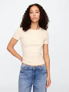 GAP Dámské Crop tričko s logem 637782-06 Velikost: XL