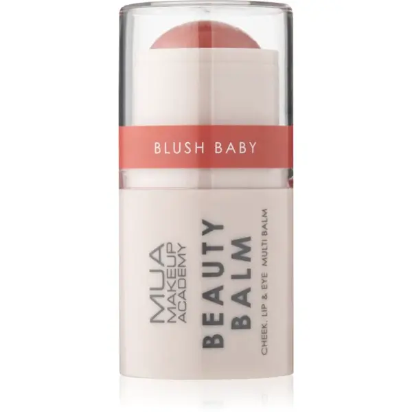 MUA Makeup Academy Beauty Balm krémová tvářenka v tyčince odstín Blush Baby 4 g