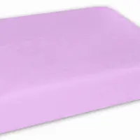 Baby Nellys Nepromokavé prostěradlo do postýlky 120x60cm - lila, fialové
