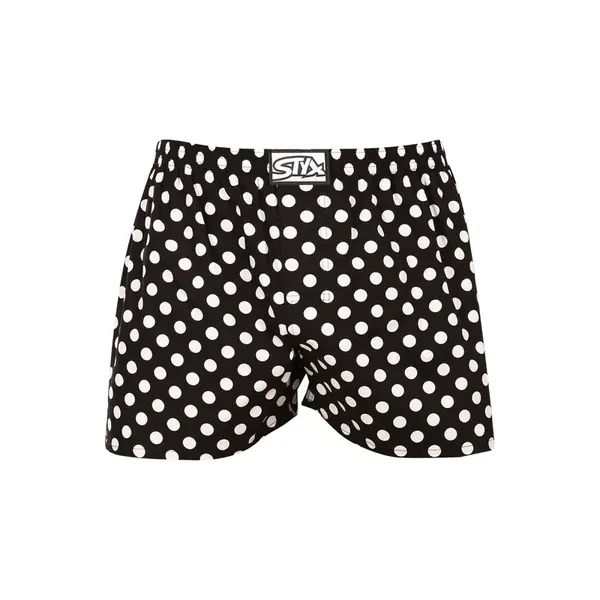 Styx Pánské trenky art klasická guma nadrozměr puntíky (E1650) 3XL