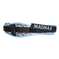 MadMax Dámský fitness opasek Swarovski MFB314 modrý - M