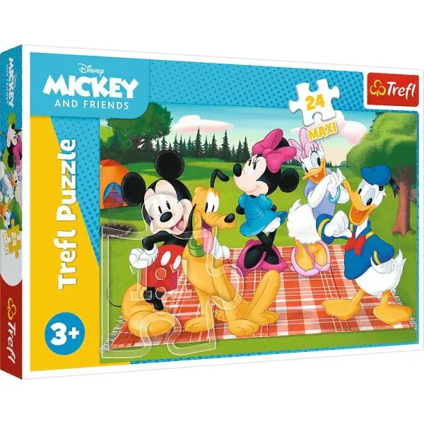 Trefl Puzzle 24 Maxi Mickey Mouse, Mickey Mouseův oblíbenec