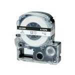 Epson LK-4TBN, ST12KW, C53S654408, 12mm x 9m, černý tisk / průhledný podklad, kompatibilní páska