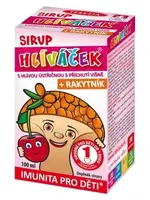 Hlíváček Sirup s hlívou ústřičnou + rakytník příchuť višeň 100 ml