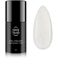 NaniNails NANI Amazing Line gelový lak na nehty odstín Shimmer White 5 ml