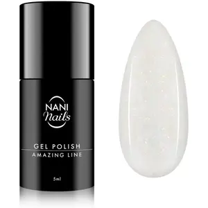 NaniNails NANI Amazing Line gelový lak na nehty odstín Shimmer White 5 ml
