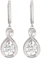 Preciosa Stříbrné náušnice s krystaly Precision 5187 00