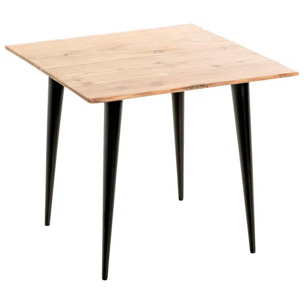 XXXL ODKLÁDACÍ STOLEK, akácie, barvy akácie, černá