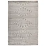 KOBEREC TKANÝ NA PLOCHO, 160/230 cm, šedá