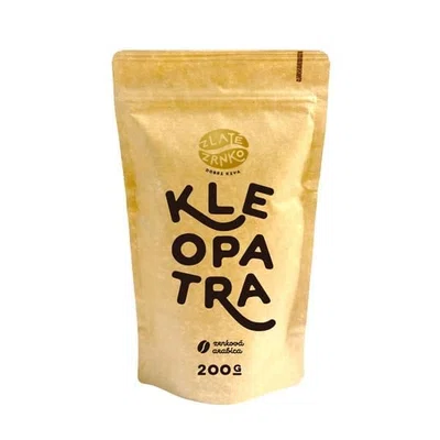 Káva Zlaté Zrnko - Kleopatra (Směs 100% arabika) - &quot;EXKLUZIVNÍ&quot; 200 g