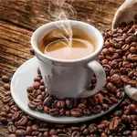 Monee OBRAZ NA SKLE, jídlo a pití, káva, 20/20 cm