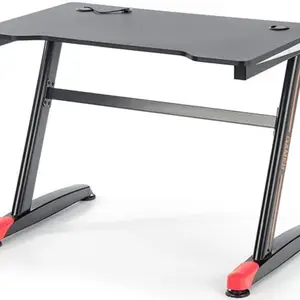 HALMAR Herní stůl B40, černá/ červená