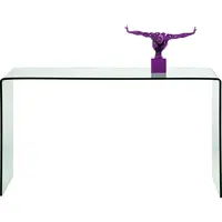 Kare-Design KONZOLOVÝ STOLEK, průhledné, 120/30/76 cm