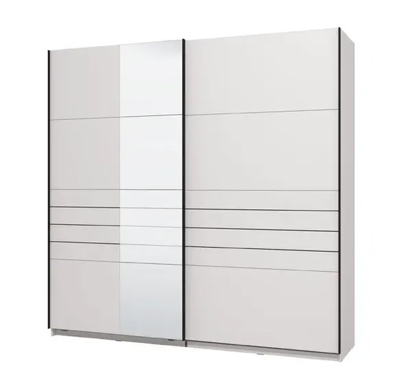 Šatní skříň 220 brina - bílá