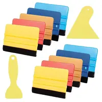 12Pcs 6 Style Plastic Squeegee & Putty Knife Set
