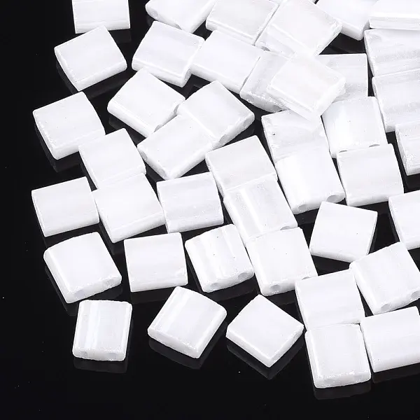 2-Hole Opaque Glass Seed Beads