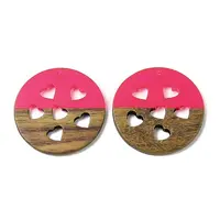 Resin and Walnut Pendants