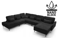 Polohovací sedací souprava do u adapto - levá - výběr potahu - nano