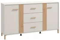 Široká kombinovaná komoda katharos - béžová/dub artisan