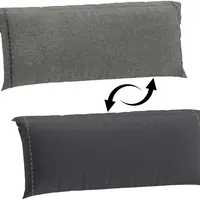 Opěrný oboustranný polštář 120x200cm kendra - šedá/černá