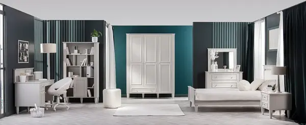 Velký studentský pokoj esme - šedá