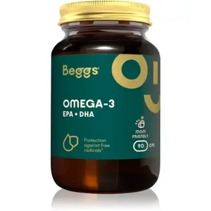 Beggs Omega-3 EPA + DHA kapsuly s esenciálnymi mastnými kyselinami 90 cps
