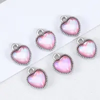 Alloy Glass Charms