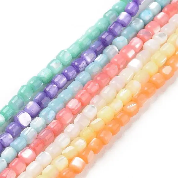 Natural Trochus Shell Beads Strands