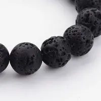 Natural Lava Rock Beads Strands