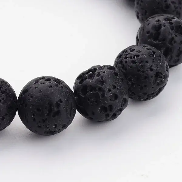 Natural Lava Rock Beads Strands