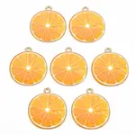 Light Gold Alloy Enamel Pendants