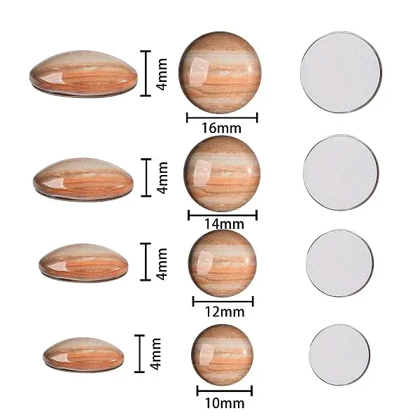 Luminous Glass Cabochons