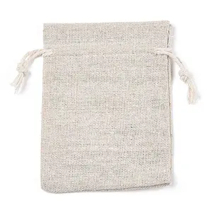 Cotton Cloth Packing Pouches Drawstring Bags