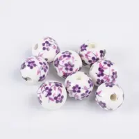 Handmade Printed Porcelain Beads