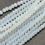 Faceted Rondelle Opal Beads Strands