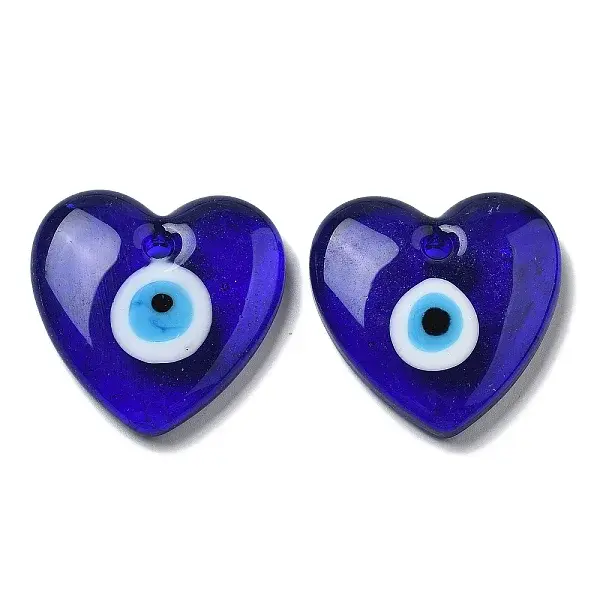 Handmade Evil Eye Lampwork Pendants