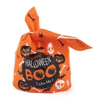 100Pcs Rabbit Shaped Halloween Candy Plastic Bags
