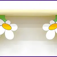 Detská polička motýľ spodná 60 cm