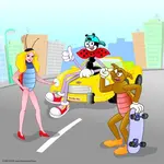 Korková podložka ferda mravenec