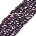 Electroplate Glass Beads Strands