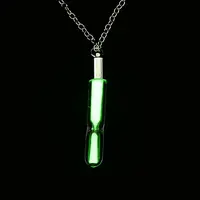 Luminous Alloy Locket Pendant Necklaces