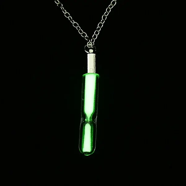 Luminous Alloy Locket Pendant Necklaces