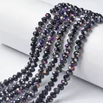 Electroplate Opaque Glass Beads Strands